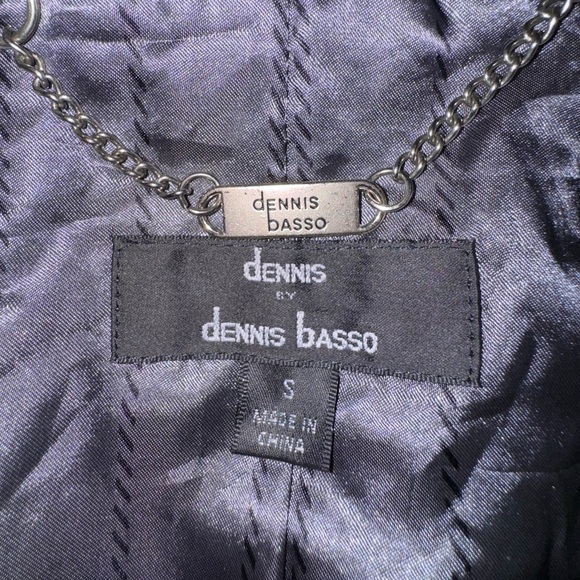 Dennis Basso Women's Gray Lined Full Zip Suede Leather Jacket Size small. VGUC - Picture 8 of 11